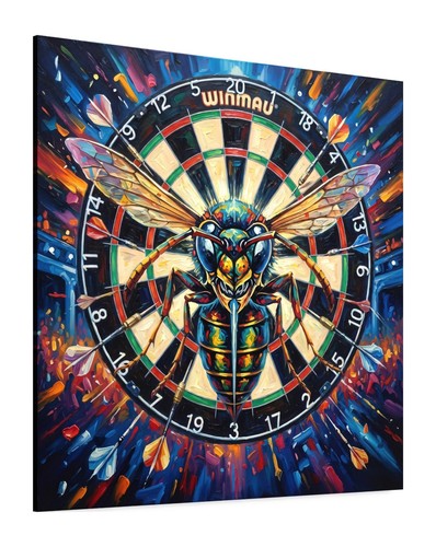 Darts leinwand bild - darts, farbig