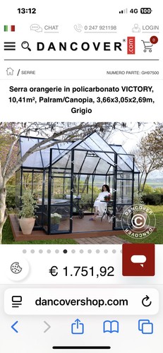 Pergola gazebo orangerie serra - orangerie,
