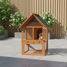 Conigliera 2 piani stalla per