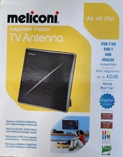 Meliconi Ad 40 Flat - Antenna Digitale 40 Db Eup - NUOVO NELLA SCATOLA ORIGINALE
