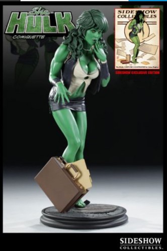 Statua she hulk - she-hulk, polystone