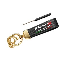 Portachiavi Fiat 500X Fibra di