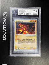 GROUDON EX BGS 7.5 black Star Promo 002 Ruby Sapphire Pokemon HOLO PSA CGC ART