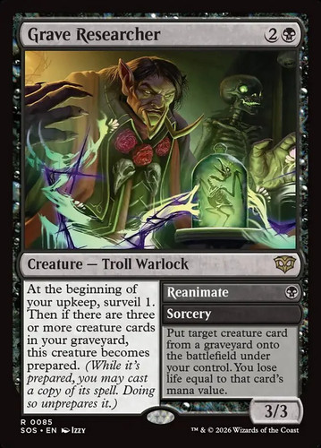 Grave researcher reanimate - grave, //