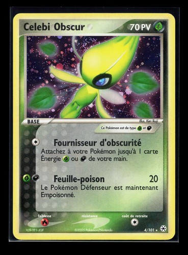 Carte pokémon celebi obscur - carte,