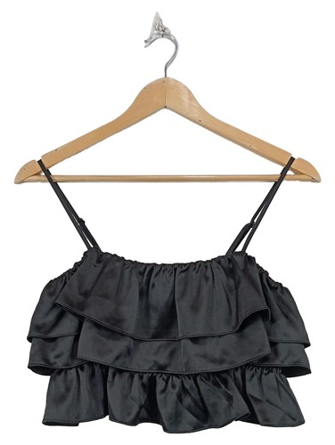 Zara top donna nero con - top,