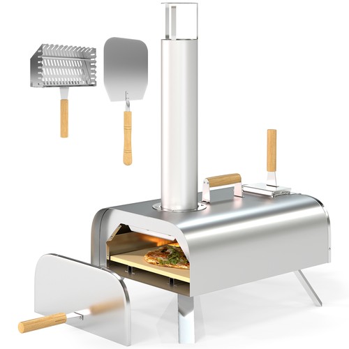 Forno per pizza pellet di - a,