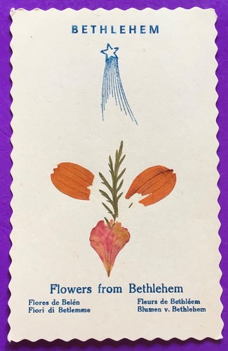 Santino holy card fiori - holy, card,