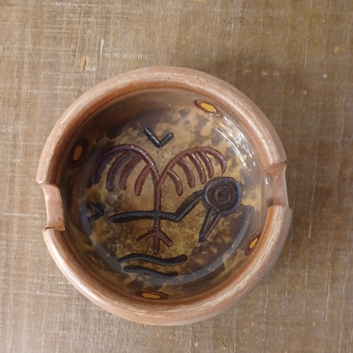 Posacenere uccellino ceramica