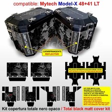 Adesivi valigie MYTECH Model X compatibili BMW KTM Ducati Honda Guzzi mod. Adv