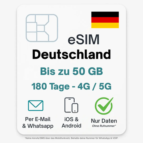 Germania esim tariffa dati - germania,