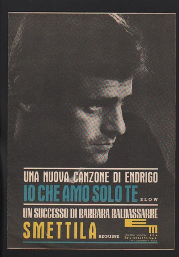 Spartito sergio endrigo che - spartito,