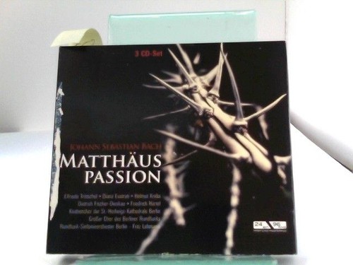 Matthäuspassion bwv 244 - matthäuspassion,