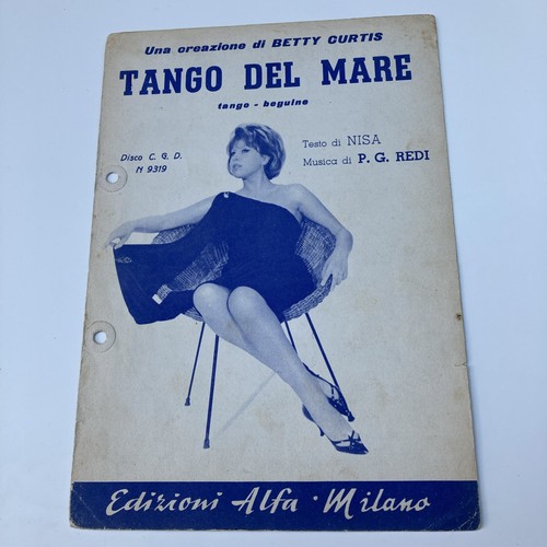 Spartiti tango del - mare, betty