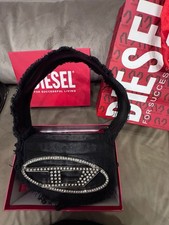 Borsa Diesel Nera Denim a