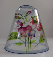 Paralume in vetro crepitio