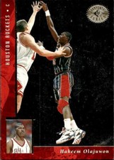 card NBA Akeem Olajuwon Rockets 1996 upper #41