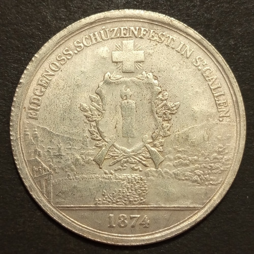 Svizzera franchi 1874 - svizzera,