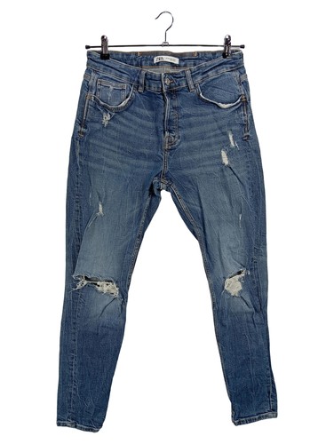 Zara jeans uomo strappati - uomo, blu