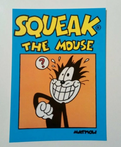 Carte postale squeak - postale, mouse