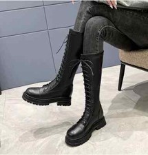 Stivali Scarpe Anfibi Alti 5