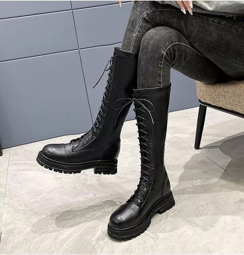 Stivali scarpe anfibi alti - scarpe,