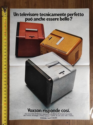 Pubblicità vintage del 1970