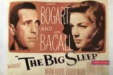 Il grande sonno poster vintage