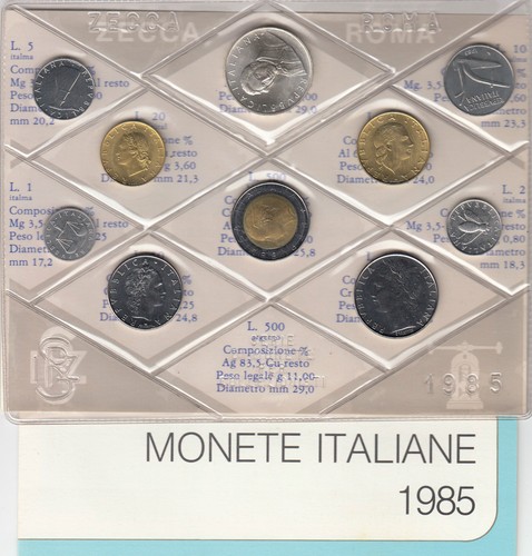 Serie divisionale 1985 - serie, fdc