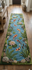 Tappeto runner lana Koi