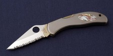 Coltello tascabile seghettato