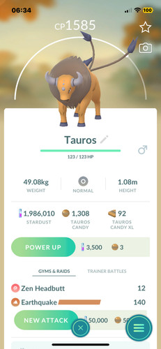 Pokemon 128 - go, #128
