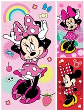 Asciugamano Da Spiaggia Disney Minnie Mouse 70x140cm 100% Cotone