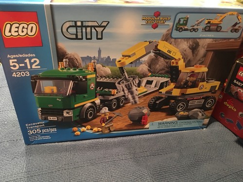 Lego set trasporto escavatore - trasporto,