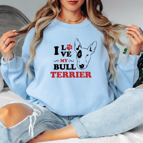 Felpa donna love my - donna, bull