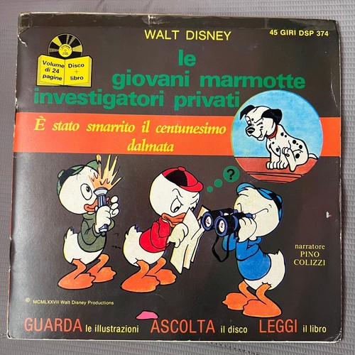 Walt disney vinile 45 giri - walt,