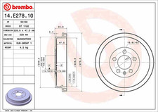 Tamburo freno posteriore