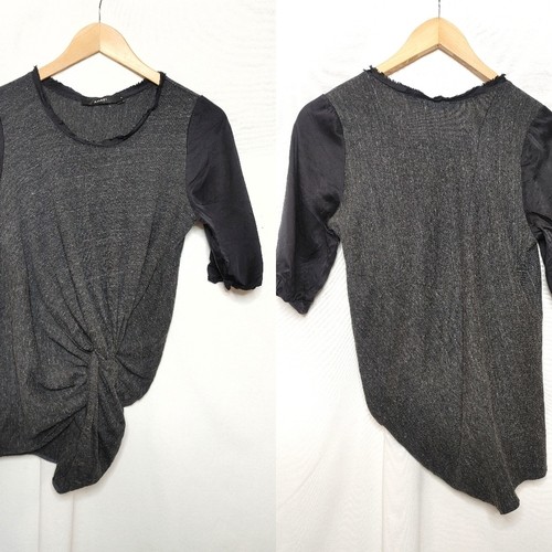 Top asimmetrico girocollo
