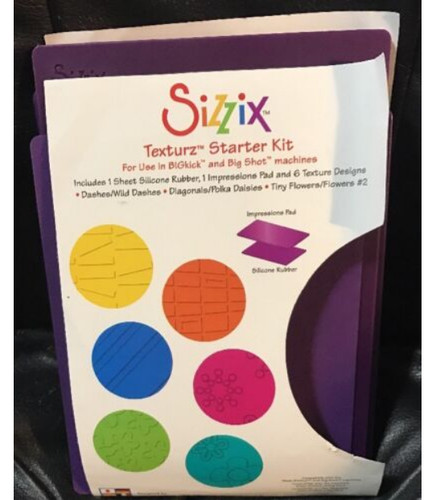 Sizzix texturz starter kit - starter,