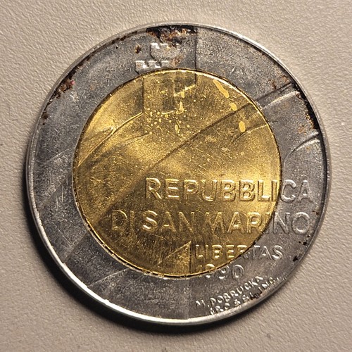 Moneta 500 lire - r, san