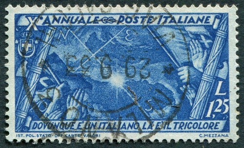 Italia 1932 1l25 blu sg361 - 1l25,