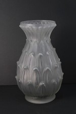 Vaso in vetro smerigliato