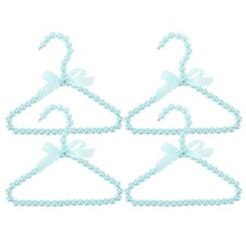  4 mini grucce di perle: grucce di perle per vestiti di animali domestici,