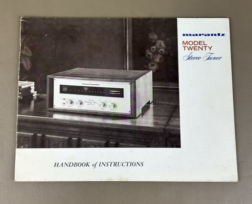 Marantz model twenty tuner - marantz,