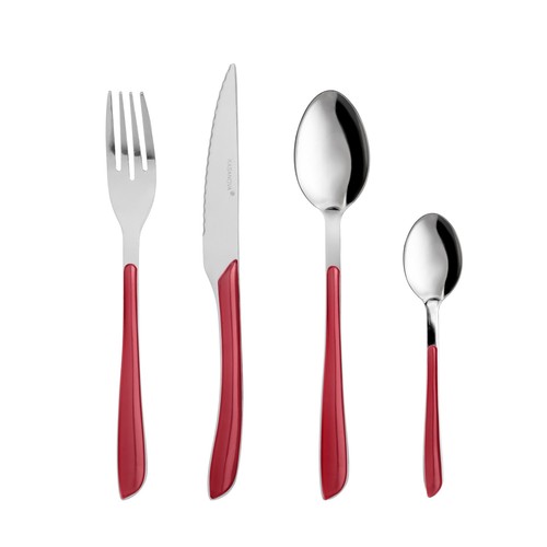 Set posate acciaio afrodite - set,