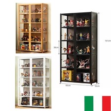 5 Ripiani Vetrina librerie Acrilico con Doppio Porta Per Collezione permanente