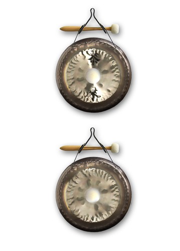 Paiste dg05413 set gong - set, decò