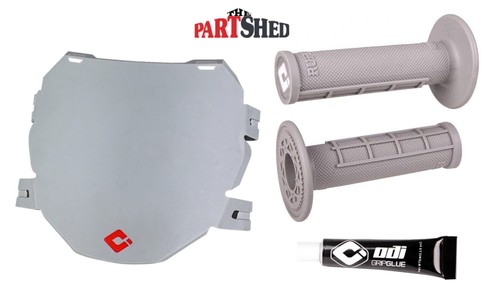 Kit targa odi grigio grips - kit,