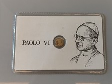 Tessera Monetina Commemorativa Papa Paolo VI Battista Montini Vaticano Pont Max