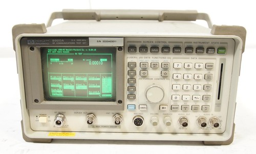 Agilent 8920a set test - di,